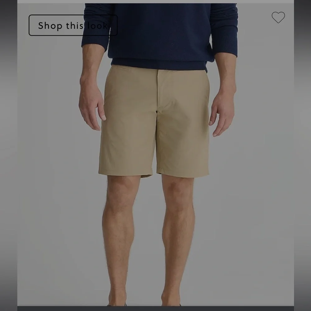 NWT J. Crew Men’s Tech Shorts 9'' Inseam Performance Classic Fit Khaki Size 31